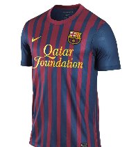Foto Camiseta 1ª equipación FC Barcelona: orgullo del equipo dentro y fuera
