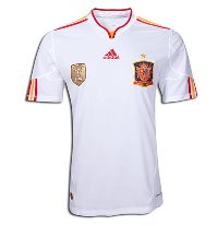 Foto Camiseta 2ª equipacion de la Seleccion Española de Futbol , con la est