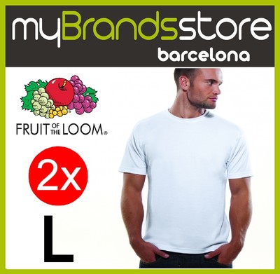 Foto Camiseta · Pack De 2 · T-shirt ·  Fruit Of The Loom · Blanca · Talla · L