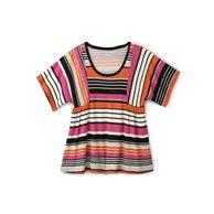 Foto Camiseta a rayas multicolores, mujer - Daxon