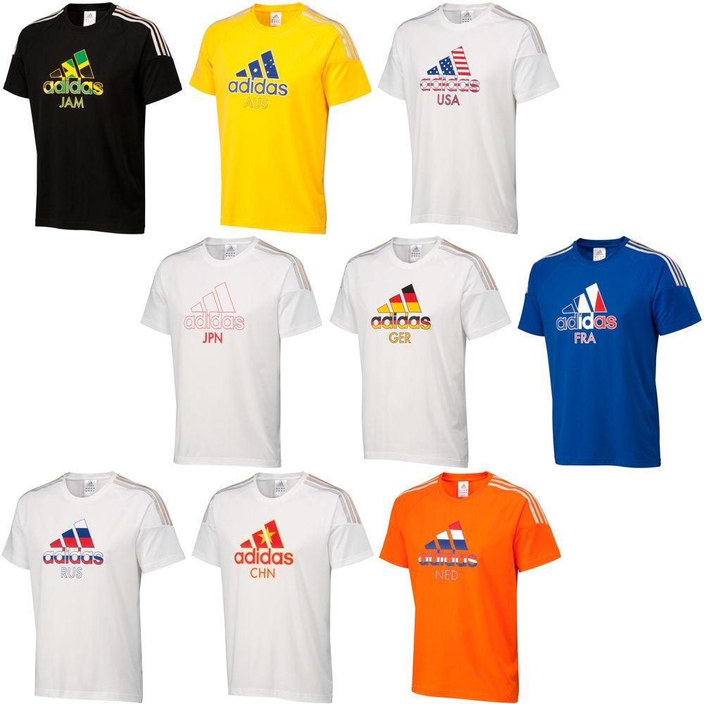 Foto Camiseta Adidas - Adidas London 2012 3 Stripe Flag - Extra Large