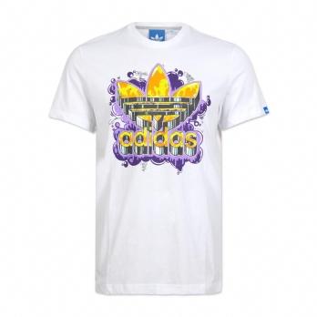 Foto CAMISETA ADIDAS BLANCA OLD SCHOOL - Camisetas - Adidas - Tallas: XS,S,M,L,