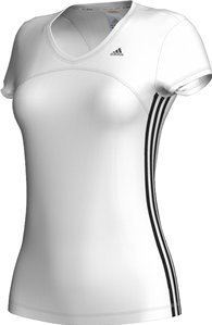 Foto Camiseta adidas ct core tee · color blanco/negro · para mujer · ref: x31862 · talla l
