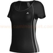 Foto Camiseta adidas para mujer ess mf 3s tee negro/blanco (x20623)