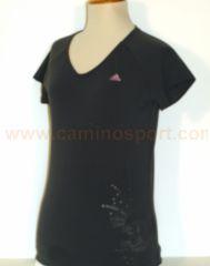 Foto camiseta adidas para mujer lm graphic tee fantasma (v35474)
