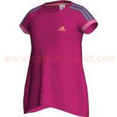 Foto camiseta adidas para niñas yg r tee rosaradia/ul (x26330)