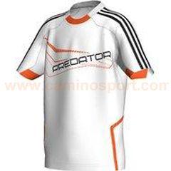 Foto camiseta adidas para niños y chicos yb pre tee blanco/berme (x27442)