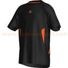 Foto camiseta adidas para niños yb c tee negro (x27542)