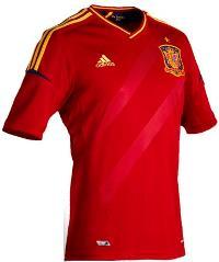 Foto camiseta adidas selección española para niños fef h jsy y rojounive/do eurocopa 2012 (x16681)