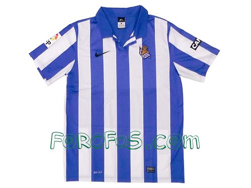 Foto Camiseta adulto 1ª equipación oficial Real Sociedad 2012-13.
