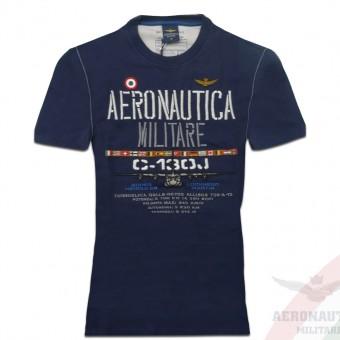 Foto Camiseta aeronautica militare hombre ts764 blue navy