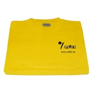 Foto CAMISETA ALGODON 100% COFAC-XL-AMARILLO