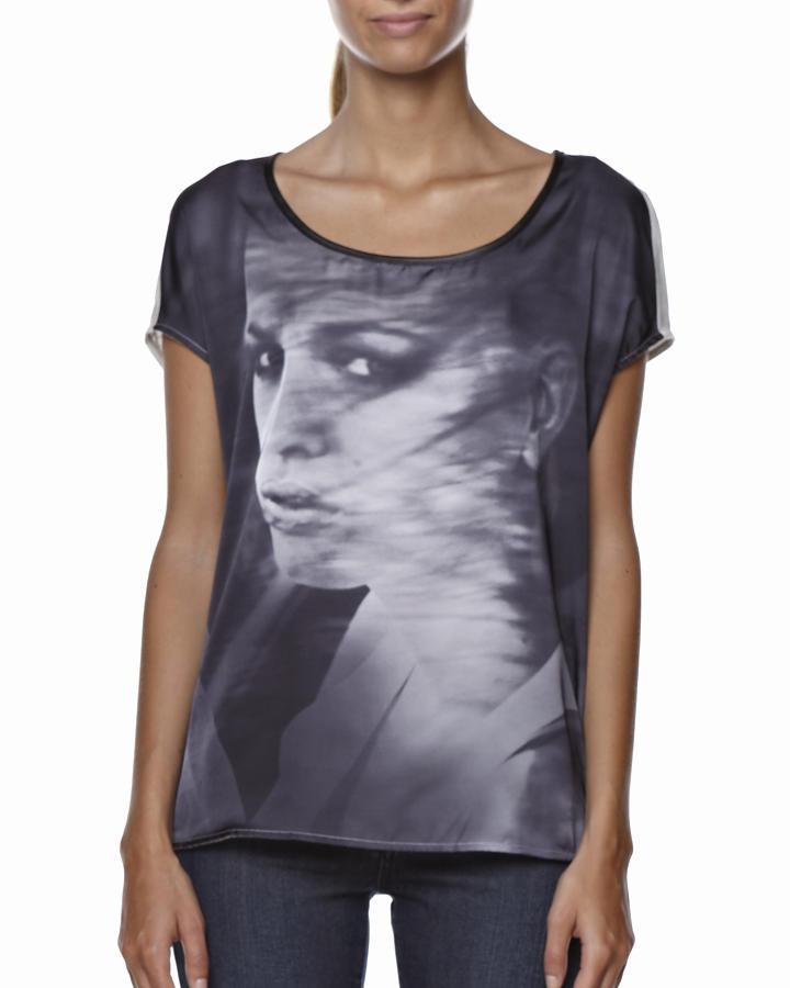 Foto Camiseta Amsterdam De Only - Gris Glaciar