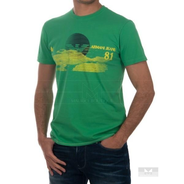 Foto Camiseta ARMANI JEANS Verde Fluor T6H11 NC 46
