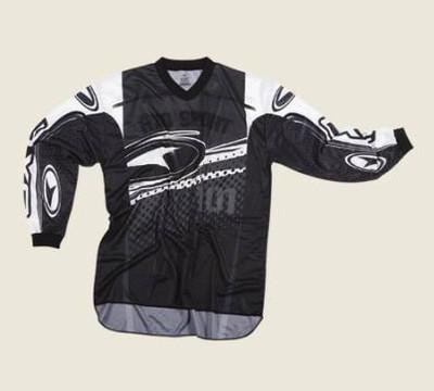 Foto Camiseta Axo Sport | Gris-negro | Motocross Cross