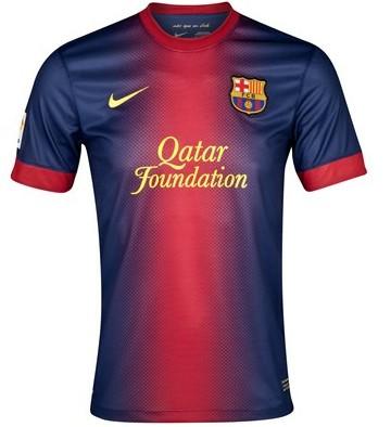 Foto Camiseta barcelona 2012-2013 azulgrana nike oficial