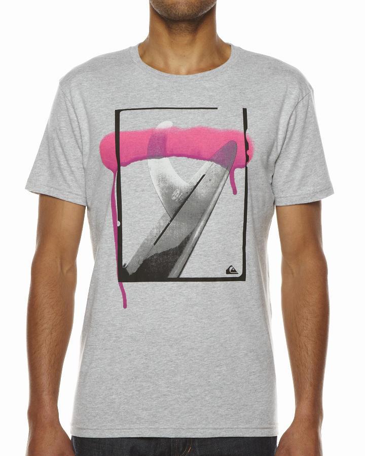 Foto Camiseta Basic Single De Quiksilver - Gris Claro Heather