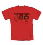 Foto Camiseta Beastie Boys Red Faces. Producto oficial Emi Music