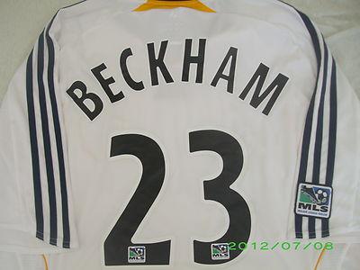 Foto Camiseta Beckham L.a Galaxy Real Madrid Barcelona Talla Xl Original 100%