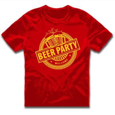 Foto Camiseta Beer Party Tallas Xl - L - M - S Humor Divertida Cerveza Sev Rf02 Talla