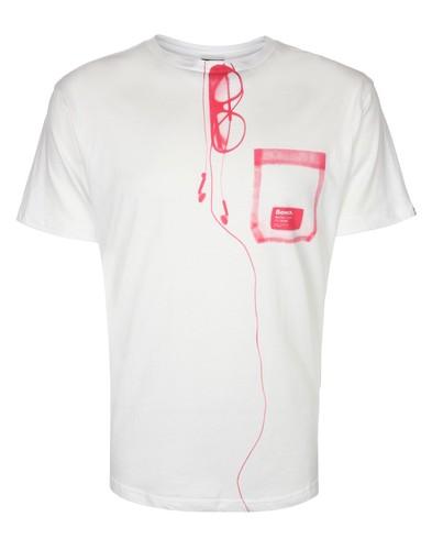 Foto CAMISETA BENCH BMGA 2984 XRAY POCKET EN BLANCA NUEVA COLECCIÓN 2013