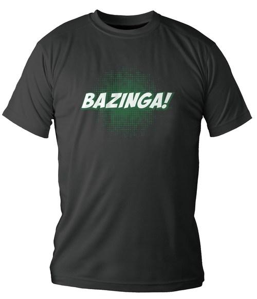 Foto Camiseta Big Bang: Bazinga Negro Talla M