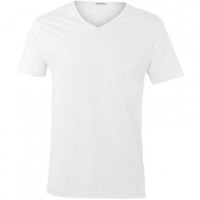 Foto CAMISETA BLANCA 100 % ALGODON CUELLO PICO