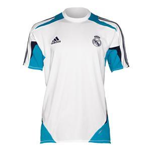 Foto camiseta blanca entrenamiento adulto real madrid 2012-2013