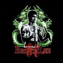 Foto Camiseta Bruce Lee. Dragones