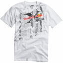 Foto camiseta casual fox red bull x fighters bl