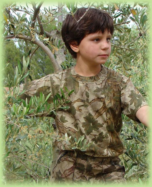 Foto Camiseta caza niño camo