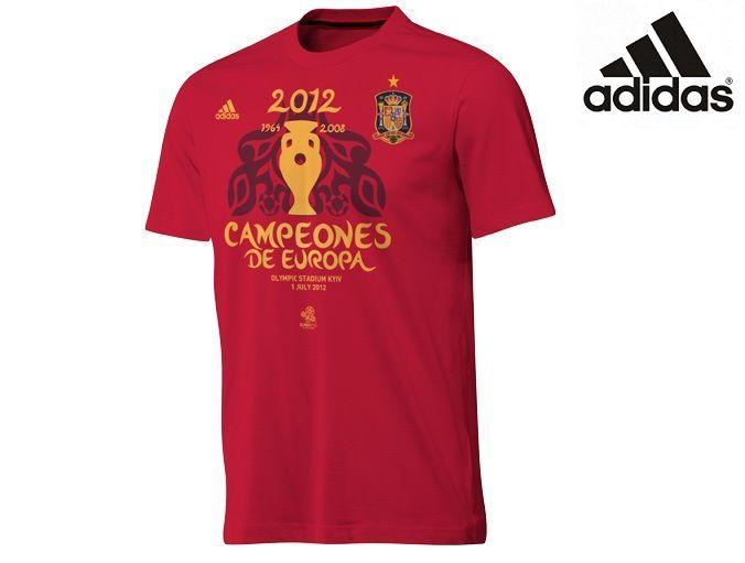 Foto Camiseta celebración Seleccion Española Eurocopa 2012 campeones de Europa.Adidas