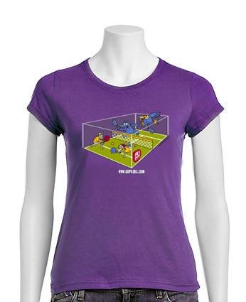 Foto Camiseta chica entallada Pista Pádel by Kukuxumusu