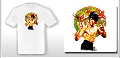 Foto Camiseta Cine T-shirt Bruce Lee Dragon - S M L Xl Xxl