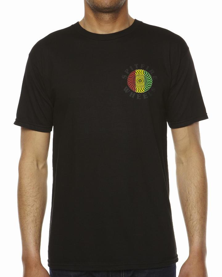 Foto Camiseta Clásica De Spitfire - Negro Rasta