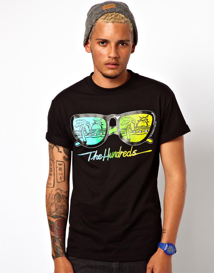Foto Camiseta con diseño de gafas de sol de The Hundreds Negro