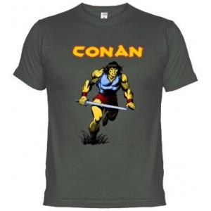 Foto Camiseta Conan Dibujo Clasico Comic. Gris.