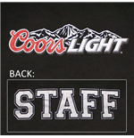 Foto Camiseta COORS - Light Staff
