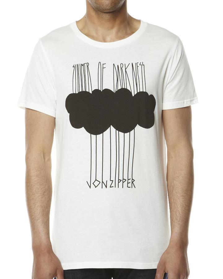 Foto Camiseta Darkness De Vonzipper - Blanco Apagado