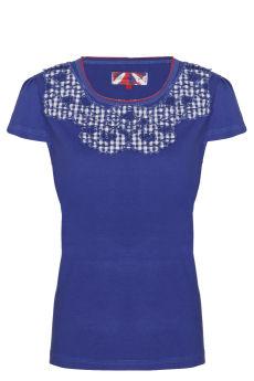 Foto Camiseta de algodón con flores