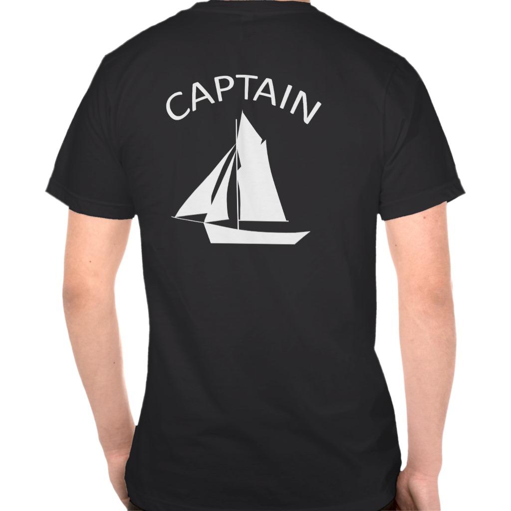 Foto Camiseta de capitán Sailor Men's Black American Ap