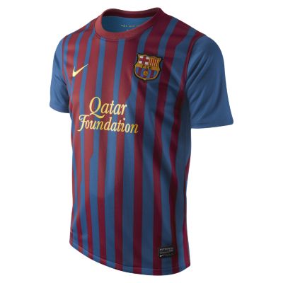 Foto Camiseta de fútbol oficial 2011/12 1ª equipación FC Barcelona - Chicos - Rojo/Azul - S