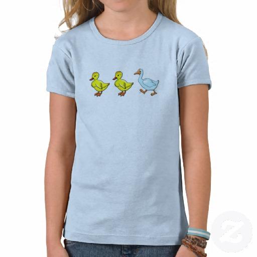 Foto Camiseta de los chicas del ganso del pato del pato