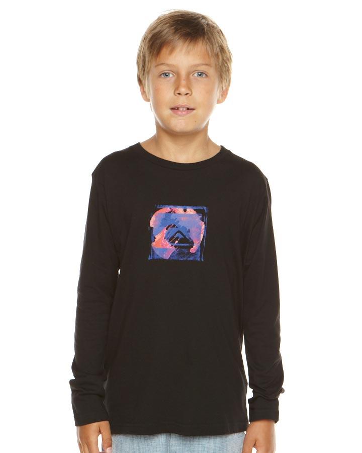 Foto Camiseta De Manga Larga Baseline De Quiksilver - Negro