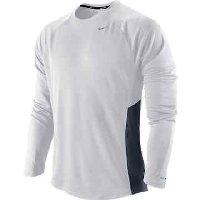 Foto Camiseta de Nike de running de manga larga . Tejido Dri fit con bandas