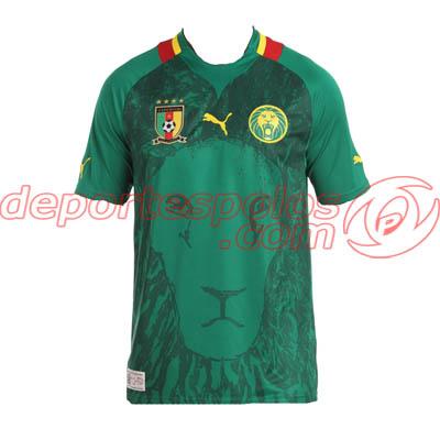 Foto camiseta de replica/puma:camerun home m power gree