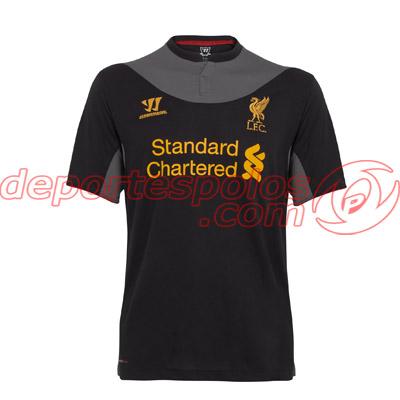 Foto camiseta de replica/warrior:liverpool away l bk