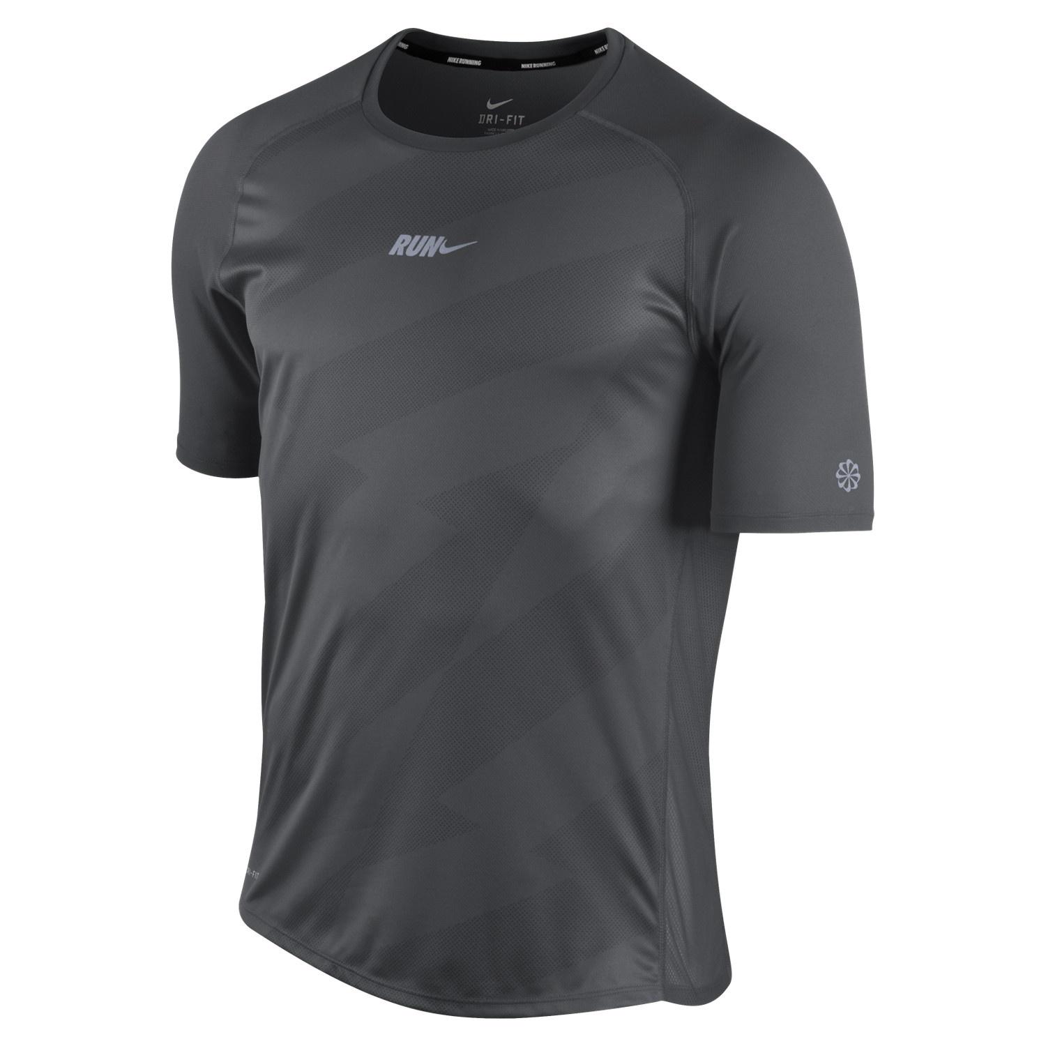 Foto Camiseta de running Nike Sublimated Negra - Hombre