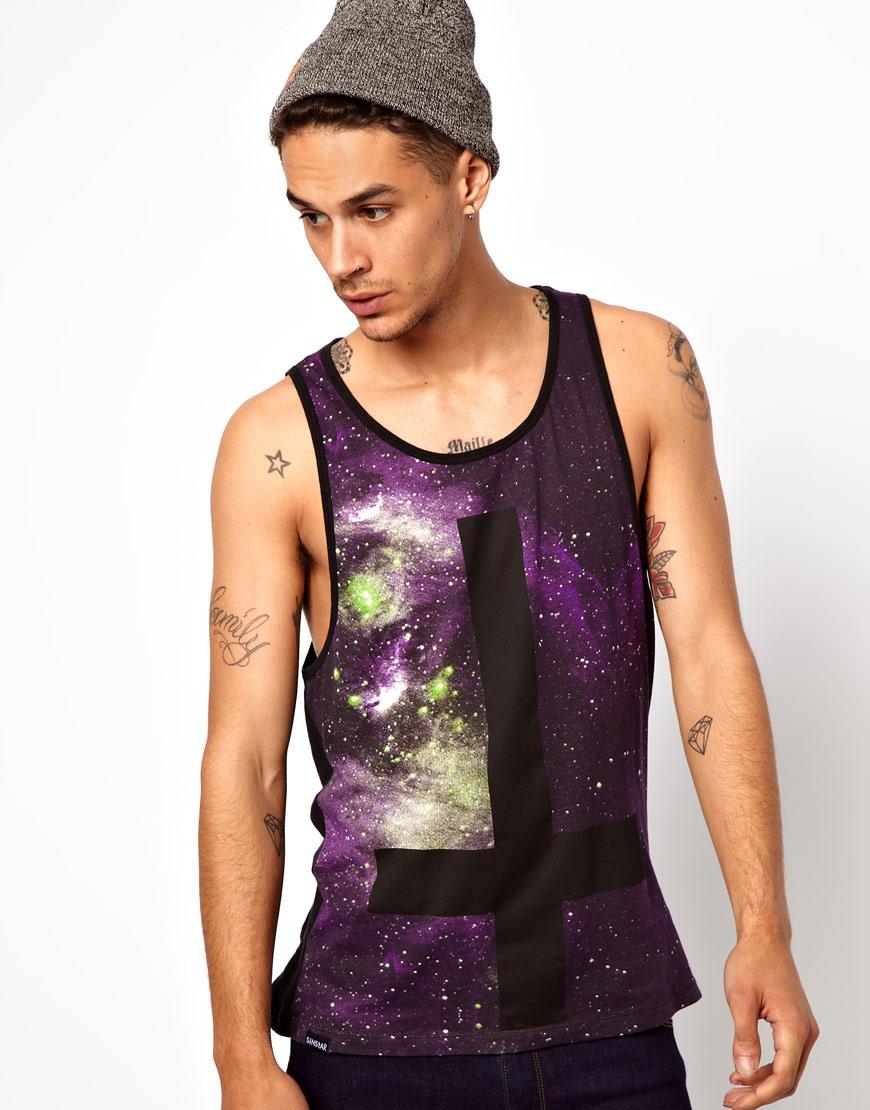 Foto Camiseta de tirantes con estampado galáctico de Sin Star Multicolor