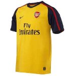 Foto Camiseta del Arsenal 2º equipacion 2008